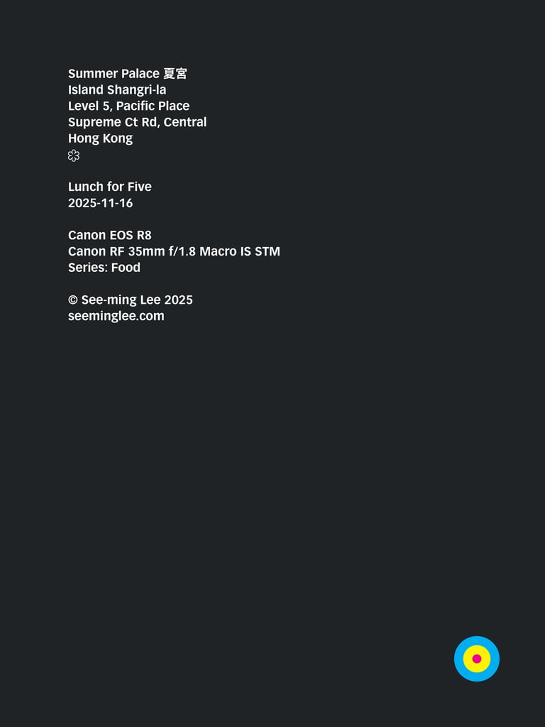 Summer Palace, Island Shangri-la, Hong Kong, 2025