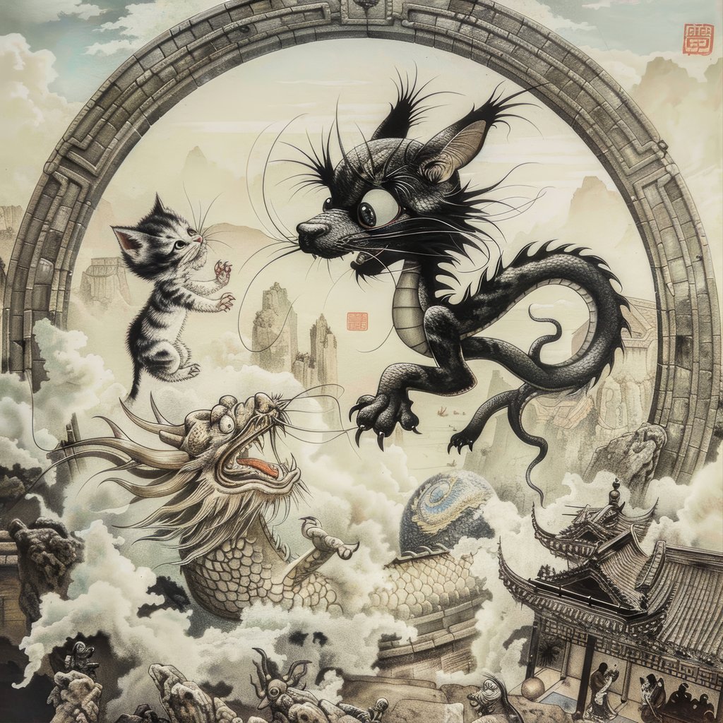 龍貓語 Conversations between a Dragon and a Cat | See-ming Lee